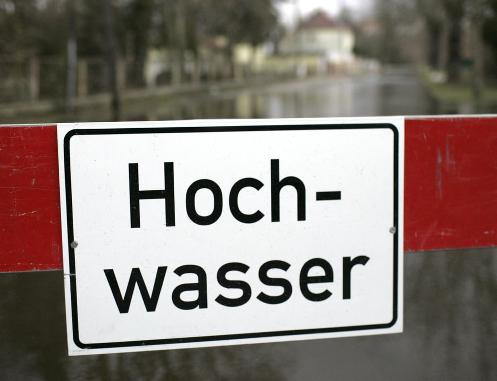 Die Ohrepromenade ist wegen Hochwasser teilweise gesperrt.