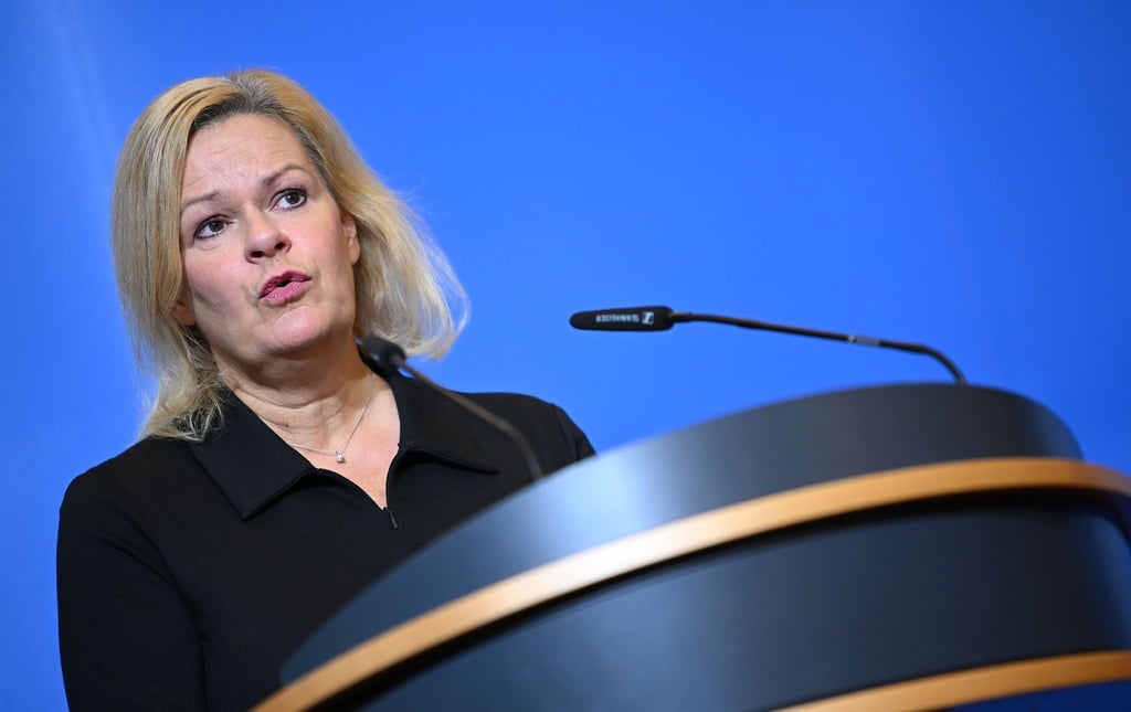 „Wir müssen anerkennen, dass wir in Deutschland ein Problem mit Antisemitismus haben, der auch von Muslimen ausgeht“: Nancy Faeser.