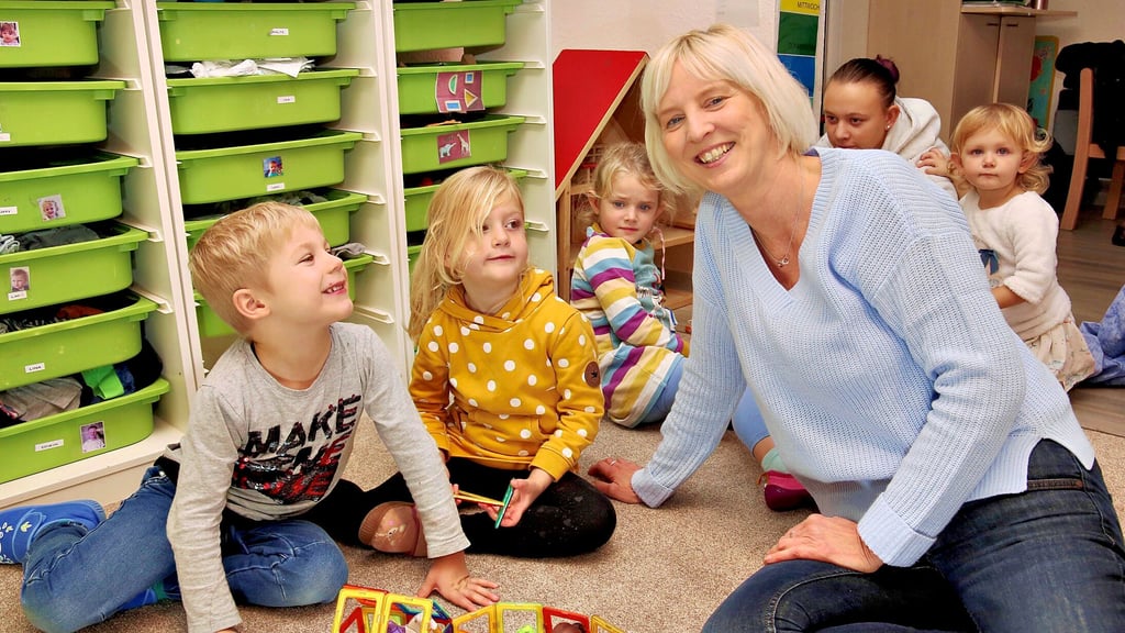 Daniela Kirsten hat schon früh gewusst, dass sie mit Kindern arbeiten möchte. Inzwischen leitet sie die Kita in Leau.