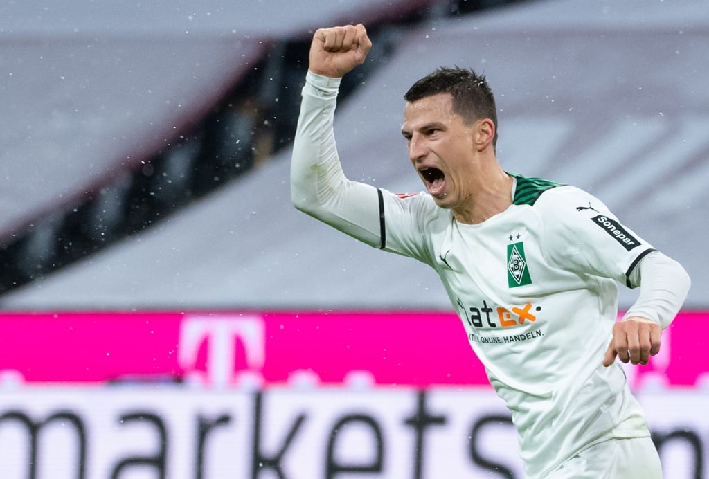 Gladbachs Stefan Lainer ist auf den Platz zurückgekehrt.