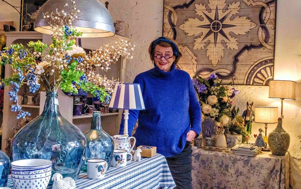 Editha Weiss in ihrem neuen Verkaufsraum ihres Camandus-Ladens in der Wörlitzer Kirchgasse