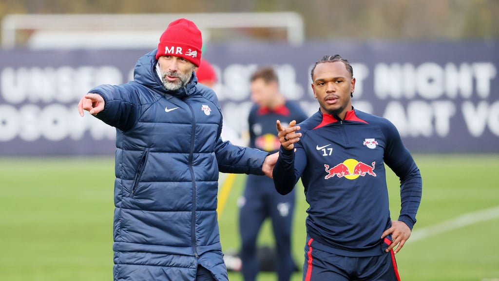 Rose und Openda im Training bei RB.