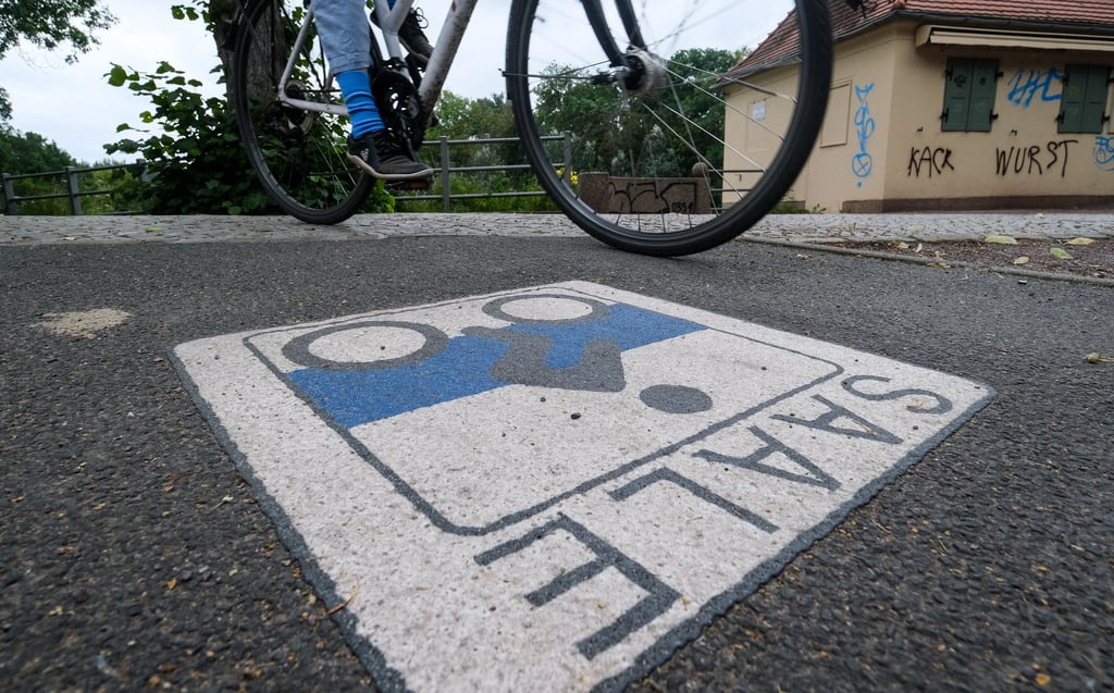 Der Saaleradweg zwischen Böllberg und Wörmlitz wird nicht wie hier am Riveufer ausgebaut.