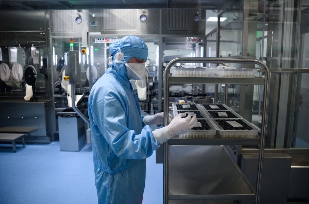 Neue Arzneimittel-Produktionsanlage der Bayer AG.