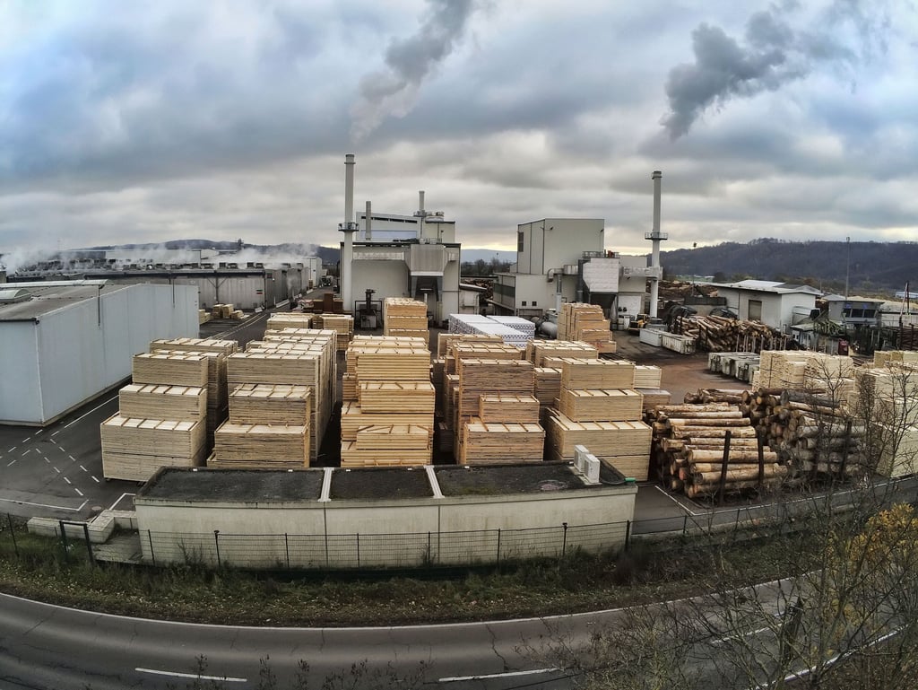 Blick auf das Werk der Rottleberöder Firma Ante