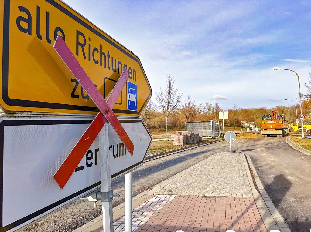 Aktueller Bauabschnitt bei der Sanierung der Ortsdurchfahrt Quedlinburg, die im kommenden Jahr im Harzweg fortgesetzt wird, ist der zweite Teil des Gernröder Wegs. Die Arbeiten liegen laut Zweckverband im Plan.
