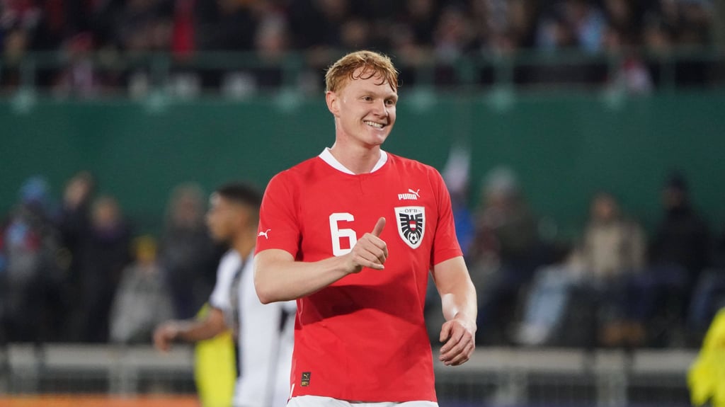 Mit Österreichs Nationalteam besiegte Nicolas Seiwald zuletzt Deutschland mit 2:0.