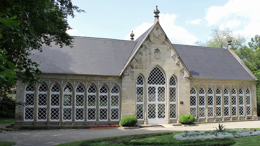 Die Orangerie in Harbke. Bis jetzt gab es darin ein Café.