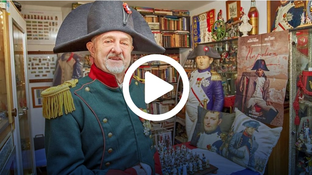 Karl-Heinz Wittich ist der wohl größte Napoleon-Fan in Bernburg. Zum Kinostart des neuen Films hat er sich in Schale geworfen.