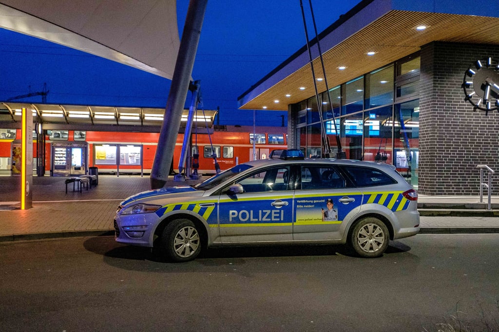 Die Polizei musste zum Wittenberger Hauptbahnhof kommen.