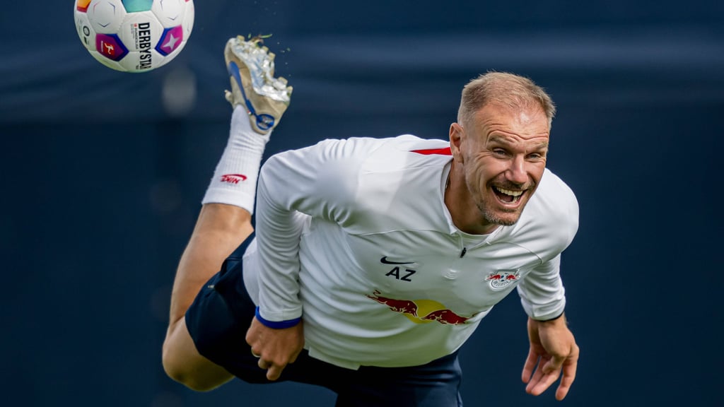 Spaß bei der Arbeit: Alexander Zickler.