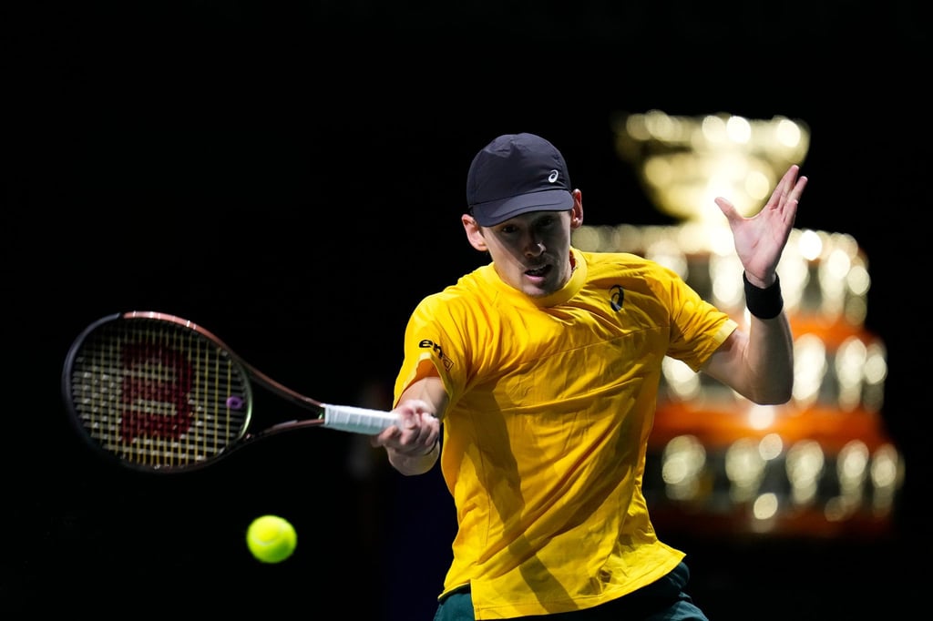 Alex de Minaur holte im Halbfinale gegen Finnland den zweiten Punkt für Australien.