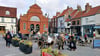 Ein Blick auf den Marktplatz der englischen Stadt Beverley.