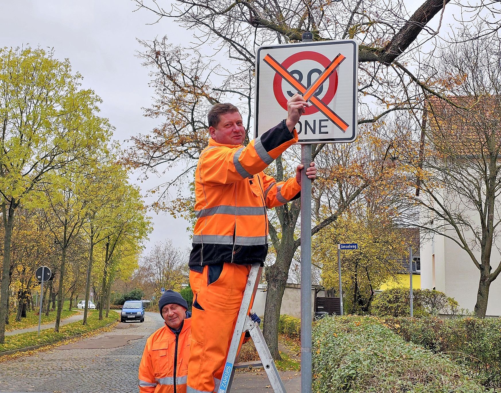 Neue Verkehrsregelung: Merseburgs Schilder-Wald Wird Abgeholzt