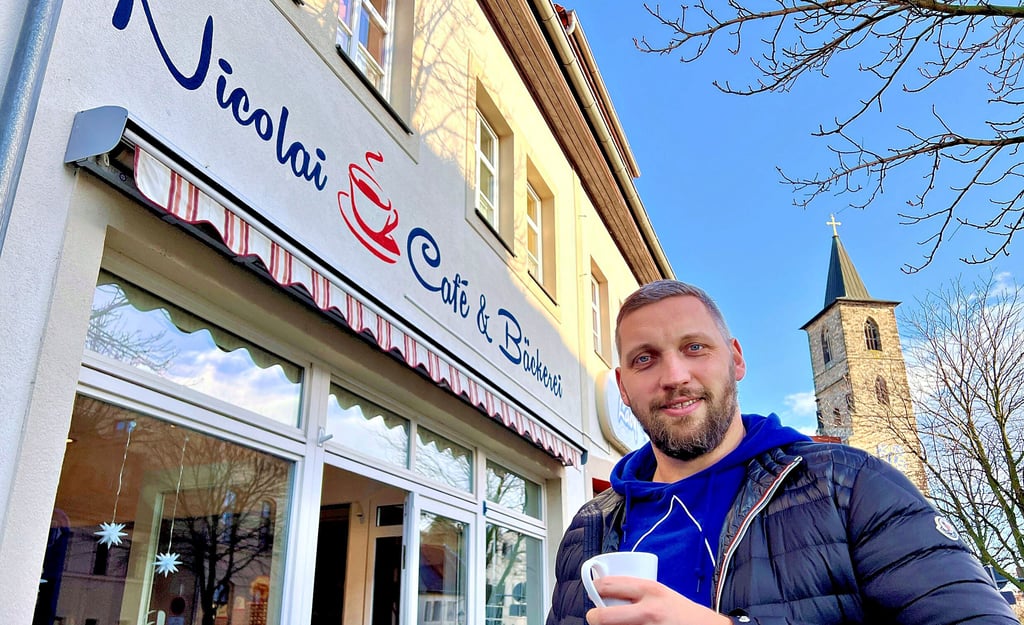 Tobias Kranig eröffnet bald das Nicolaicafé an der Breiten Straße in Bernburg wieder.