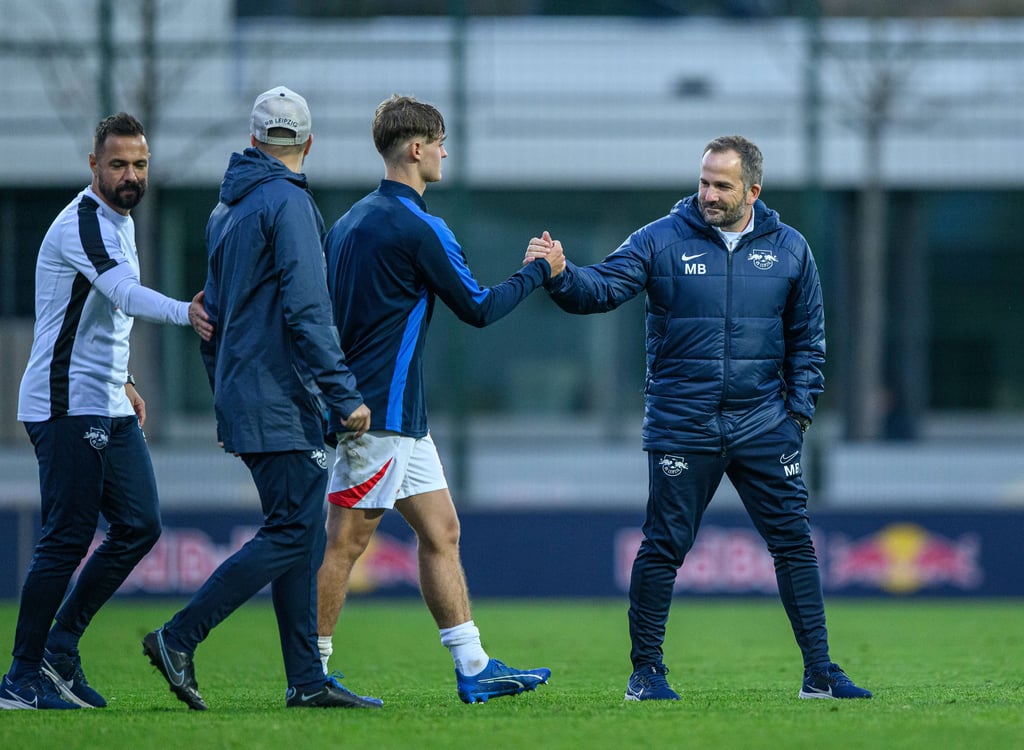 Manuel Baum nach einem Spiel der U19.