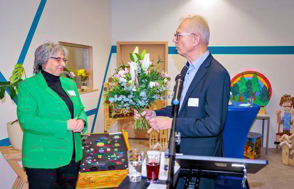 Ein wunderschöner Geburtstag für GfM-Niederlassungsleiterin Christiane Brandenburg: Erst gratulierte ihr GfM-Chef Matthias Freiling zum Geburtstag. Danach erhielt sie den Fördermittelbescheid in Höhe von 164.000 Euro für „ihren“ Berufe-Campus.