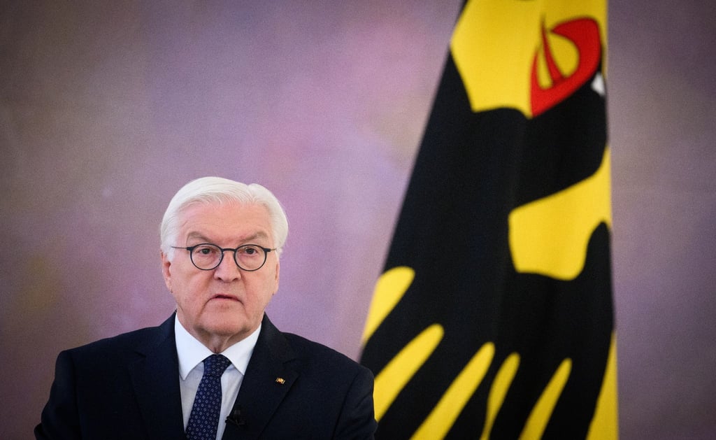 „Der Weg zur Beendigung des Kampfes wird und kann nur über die Freilassung der Geiseln führen. Aller Geiseln!“: Frank-Walter Steinmeier.