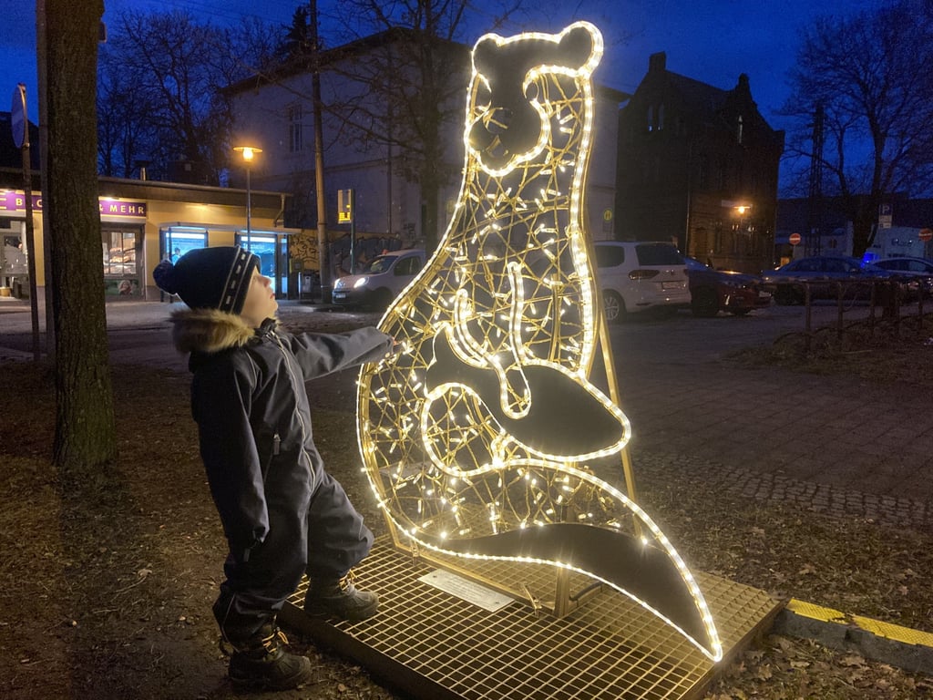 Auch dieser Leuchtotter wird am Eichplatz wieder zu sehen sein.