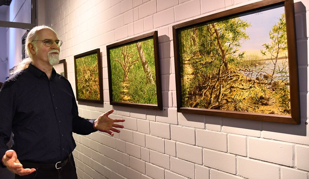 Vom Urwald bis zur Utopie reicht das Spektrum, das der Künstler Hans-Christoph Rackwitz im Kunstquartier des Arthotels in Havelberg zeigt.
