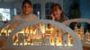 Weihnachten in der Altmark: Mittlerweile gibt es sechs verschiedene Lichterbögen von den Seehäusern Florian Danks und Gerda Schwander. 