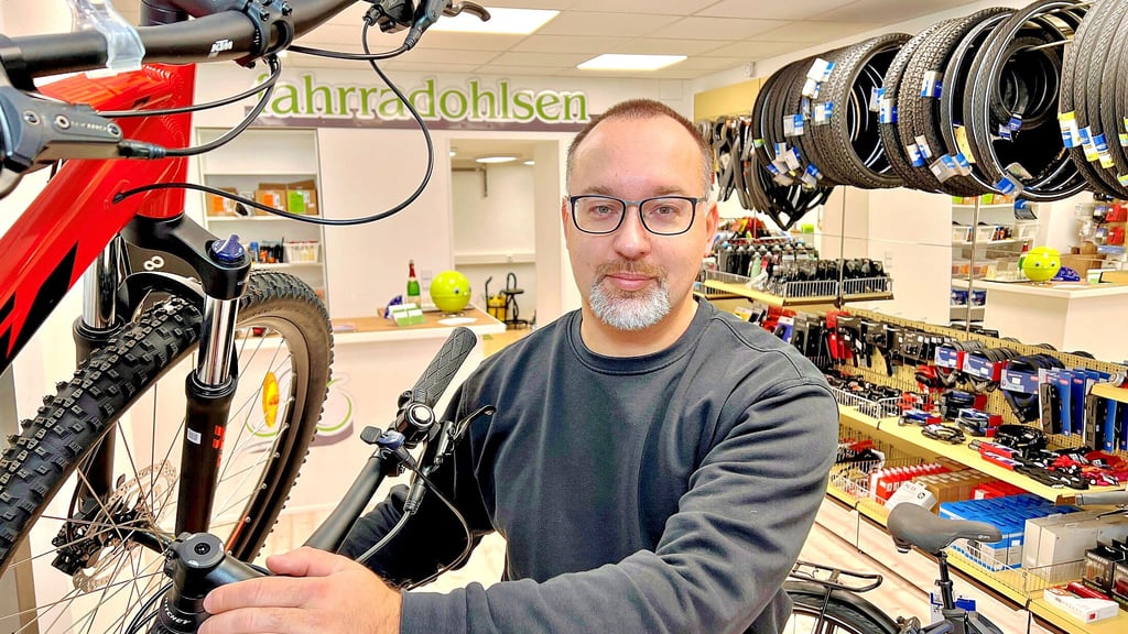 Alexander Schmidt hat seinen Radladen „Fahrrad-Ohlsen“ in der Roschwitzer Straße 25 in Bernburg eröffnet.