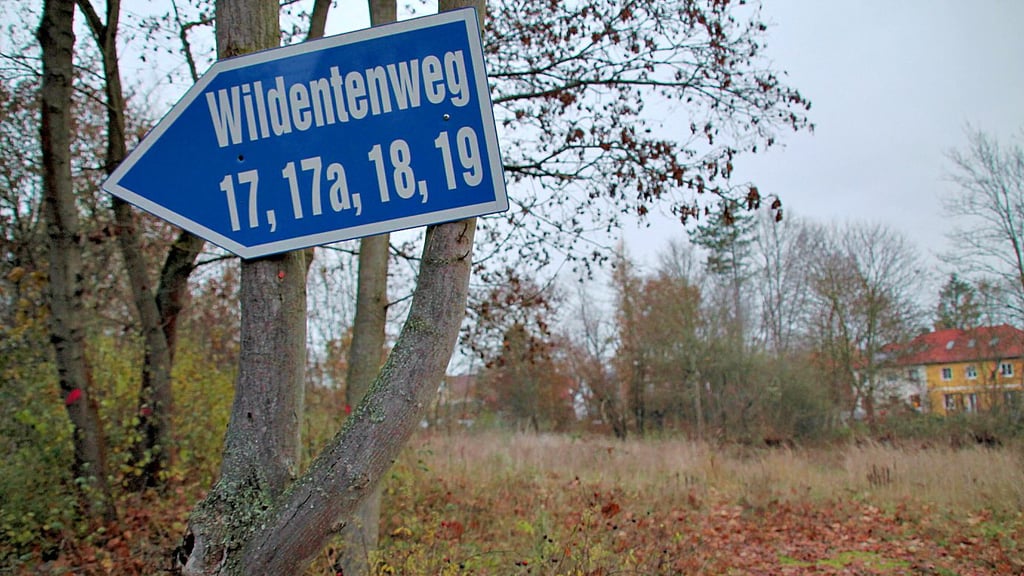 Am Wildentenweg soll gebaut werden. Anwohner protestieren und wollen eine maßvolle Bebauung, die die Natur nicht stark beeinträchtigt.