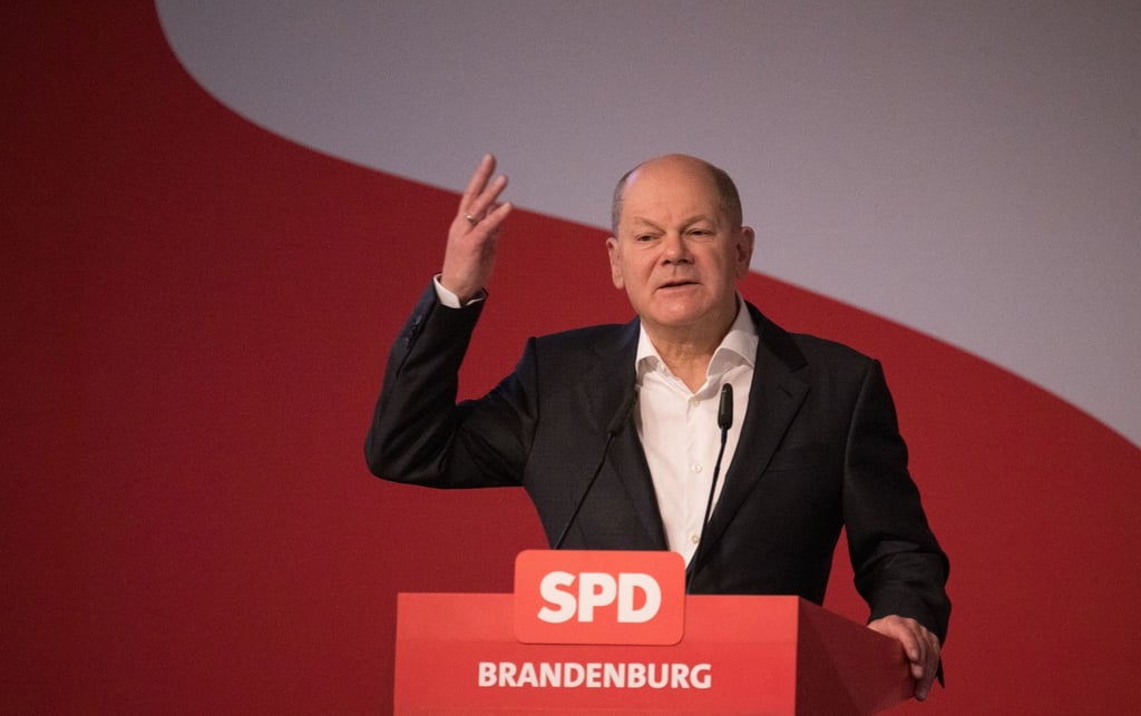 Bundeskanzler Olaf Scholz (SPD).