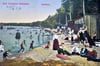 Diese Postkarte wurde vor fast 100 Jahren, am 24. Juni 1924, verschickt und zeigt, wie damals Badeleben auf dem Areal des heutigen Strandbades aussah.