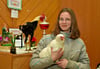Coline Däumichen züchtet seit gut zehn Jahren Hühner der Rasse Zwerg-Wyandotten. 