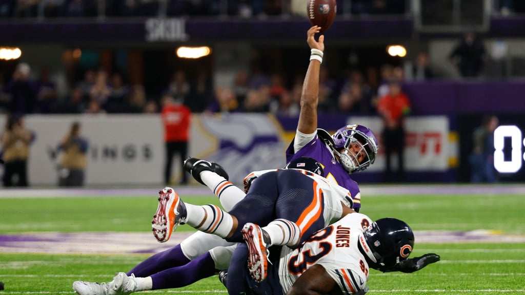 Without a touchdown: Bears win NFL duel with Vikings