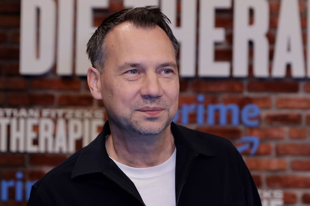 Sebastian Fitzek, Thrillerautor, bei der Premiere der Serie „Die Therapie“ im Kino Zoo Palast.