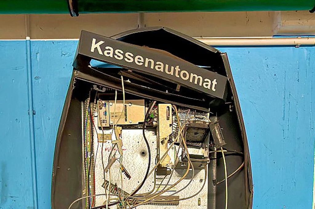 Der gesprengte Kassenautomat