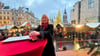Judith Marquardt hat den Weihnachtsmarkt in Halle eröffnet.