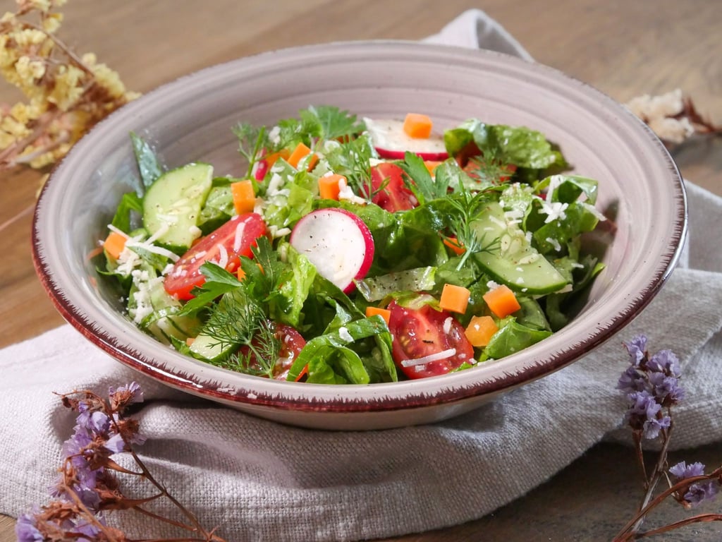 Lecker easy: Der Salat „Gartenglück“.