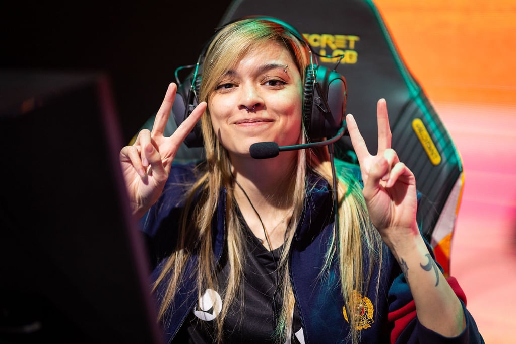 Die deutsche Valorant-Spielerin roxi spielt mit G2 Gozen in São Paulo um den WM-Titel.