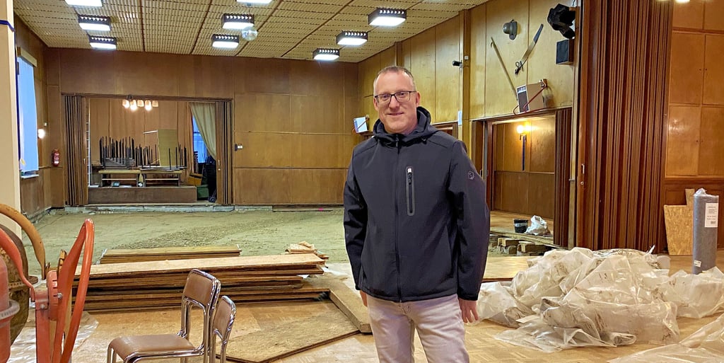 Bevor hier wieder getanzt werden kann, gibt es noch einiges zu tun. Vereinspräsident Sascha Becker berichtet über die nächsten Schritte.