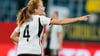 Sjoeke Nüsken will mit der DFB-Elf gegen Dänemark bestehen.