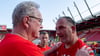 Bestimmt seit 1994 die Geschicke des Heidenheimer Fußballs: Vorstand Holger Sanwald (links) und Erfolgstrainer Frank Schmidt.