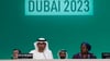 Sultan al-Dschaber, Vorsitzender der UN-Klimakonferenz, nimmt an der Eröffnungssitzung teil.