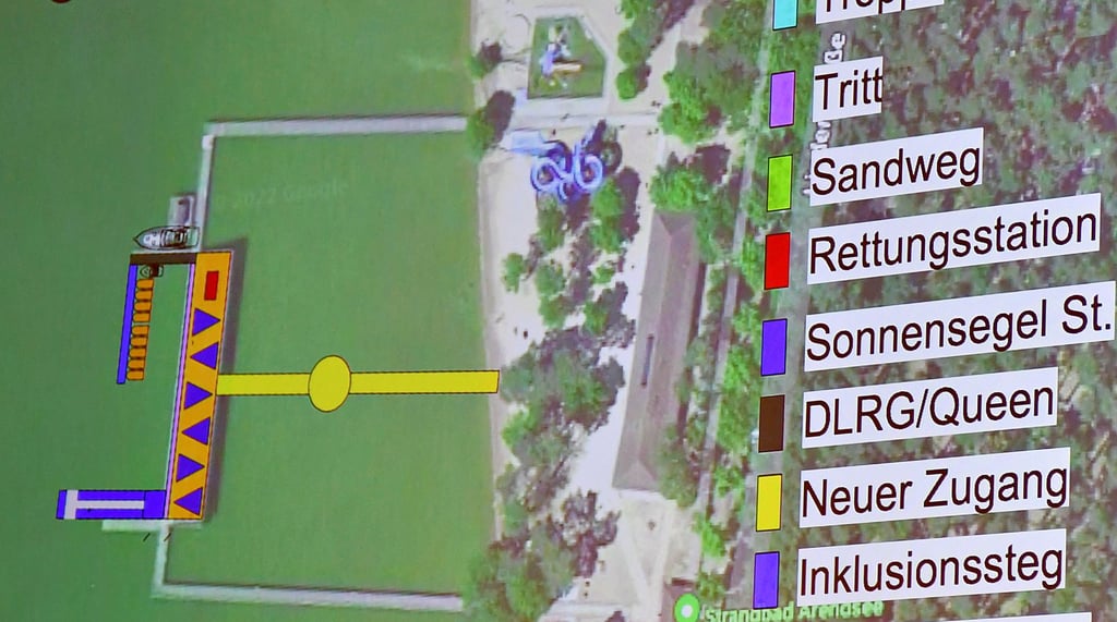Ein Plan für die Terrasse wurde vor einigen Monaten vorgestellt, die Umsetzung zieht sich hin.