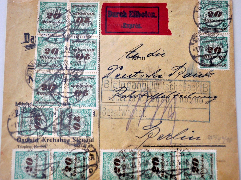 Ein Brief aus der Sammlung des Stendalers Helge Schinkel. Er wurde vor 100 Jahren aus Stendal nach Berlin verschickt.