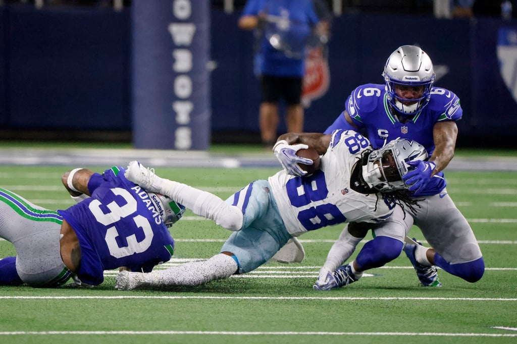 Die Dallas Cowboys besiegten die Seattle Seahawks mit 41:35.