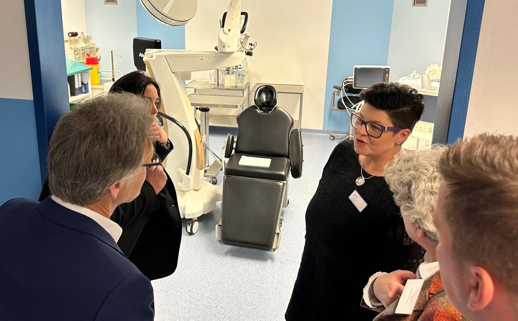 Ein Blick in einen der Operationssäle des neuen Ambulanten Klinikums von Ameos in Magdeburg.