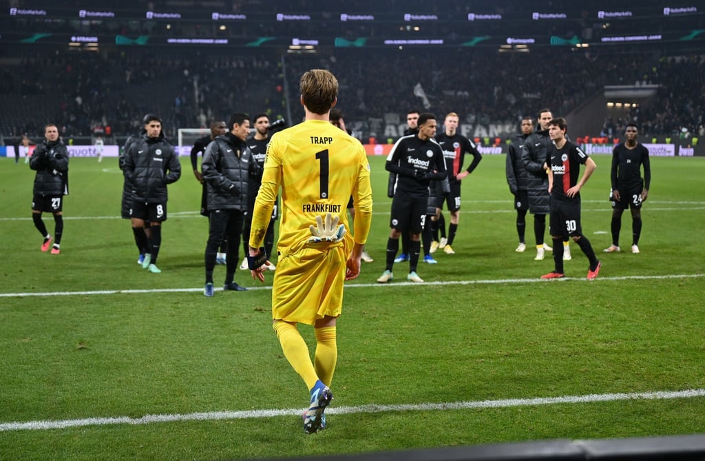 Torwart Kevin Trapp und die Frankfurter Eintacht unterlagen PAOK Saloniki mit 1:2.