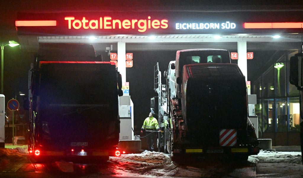 An der TotalEnergies-Tankstelle in Weißenfels krachte es am Samstag.