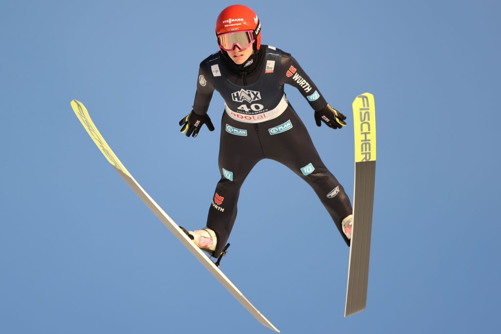 Kam in Lillehammer bei ihren Sprüngen auf Weiten von 89,5 und 91 Meter: Katharina Schmid.
