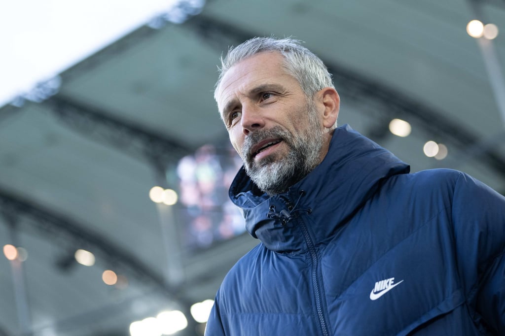 RB Leipzigs Trainer Marco Rose-