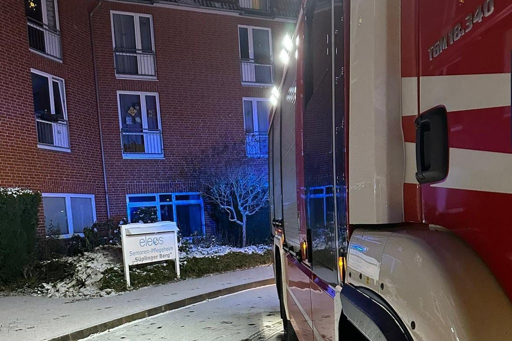 Feuerwehreinsatz im Pflegeheim in Haldensleben.