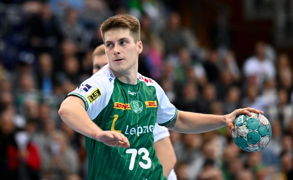Leipzigs Viggo Kristjansson in Aktion.